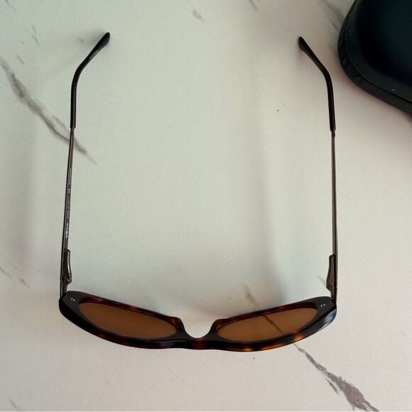 REVO 2508 302/K2 Brown Oval Sunglasses Tortoise Frames Vintage Style